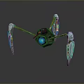 Robot Spider Robot Mecha Spider Science Fiction Spider Mechanical Spider Battery Spider Tower Defense 3d model