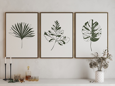 Modern Plant Painting Art Hanging Painting model