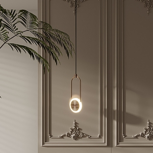 Bedside Chandelier Light Luxury Chandelier 3d model