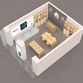 Huawei Honor Store Interior With Display Shelves And Electronic Products