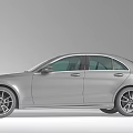 Silver Sedan With Panoramic Sunroof And Black Alloy Wheels Modern Design