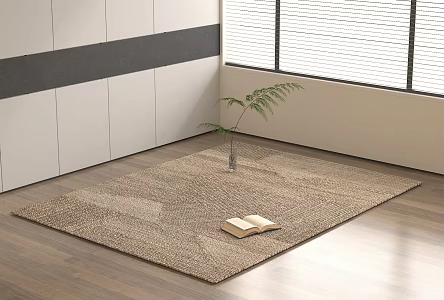 Modern Italian Carpet Fabric Carpet Living Room Carpet Bedroom Carpet 3d model