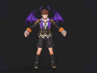 Modern Game Characters Game Characters Anime Characters 3d model