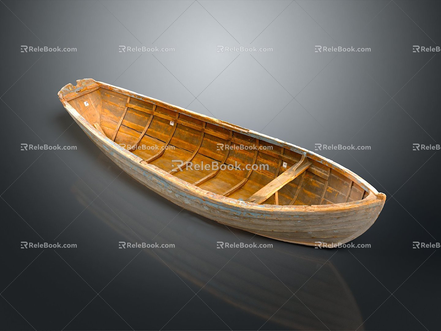 Modern Boat Small Boat Small Wooden Boat Fishing Boat Speedboat 3d model