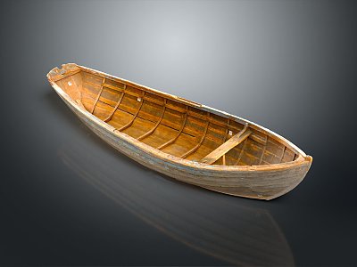 Modern Boat Small Boat Small Wooden Boat Fishing Boat Speedboat 3d model