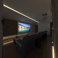Elegant SPA Sauna Interior With Comfortable Massage Chairs Stone Walls And Wooden Floors