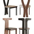Modern Dining Chairs With Wooden Frame Rattan And Leather Seats Unique Designs
