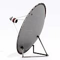 Heavy Duty Industrial Satellite Dish Antennas With Dual Sturdy Mounting Brackets