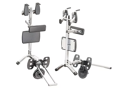 Sports Equipment For Home Gym With Metal Frame Adjustable Seats And Training Wheels 3d model