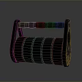 Lock combination lock metal lock antique lock old lock tools hardware tools processing tools furniture 3d model