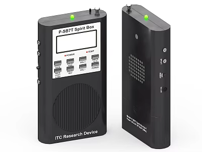 Industrial SPY BOX Research Device With Display Buttons And Indicator Lights 3d model