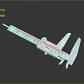 Precision Vernier Caliper Measuring Tool With Metal Scale For Engineering And Woodworking
