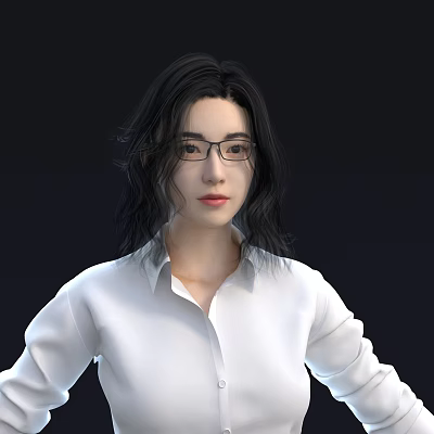 Modern woman urban beauty 3d model Modern woman urban beauty 3d model