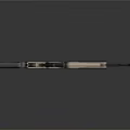 Modern Tactical Sniper Rifle With Scope Beige Black Design And Transparent Magazine