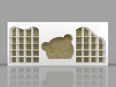 Bookcase Bookshelf Storage Cabinet Display Cabinet 3d model