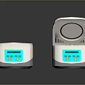 Laboratory Centrifuges With White Body Open Lid Showing Colored Tubes Digital Display And Control Buttons