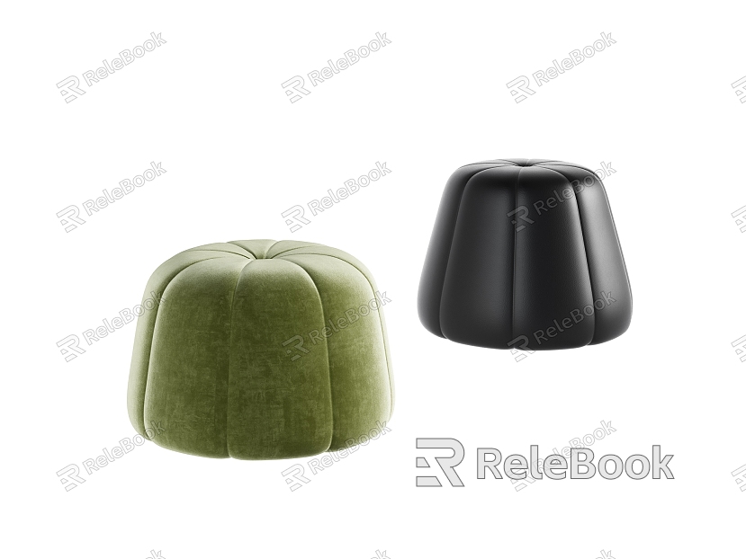 Sofa stool combination simple fashion elegant leather fabric model