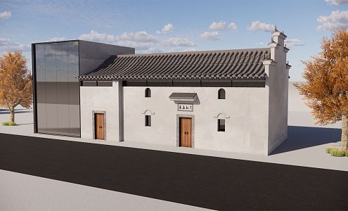 New Chinese House Old House 3d model