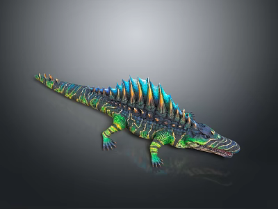 Crocodile Alligator Nile Crocodile carnivore reptile cold-blooded animal reptile 3d model