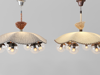 Industrial LOFT chandelier 3d model