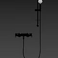 Modern Stainless Steel Shower System With Handheld Head Rainfall Sprayer And Adjustable Faucet