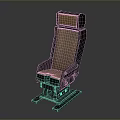 Modern Ergonomic Office Chair With Brown Leather Cushion Black Frame And Adjustable Headrest Design