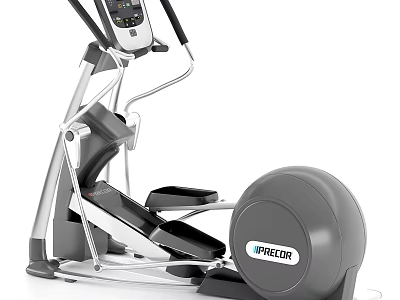 Precor Elliptical Trainer Fitness Equipment With Modern Console Display For Training 3d model