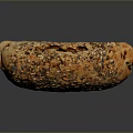 Freshly Baked Artisan Bread With Golden Crust And Sesame Poppy Seeds