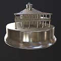 Silver Architectural Model Trophy for Masters Tournament at Augusta National Golf Club