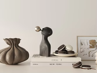 Modern ornaments combination 3d model