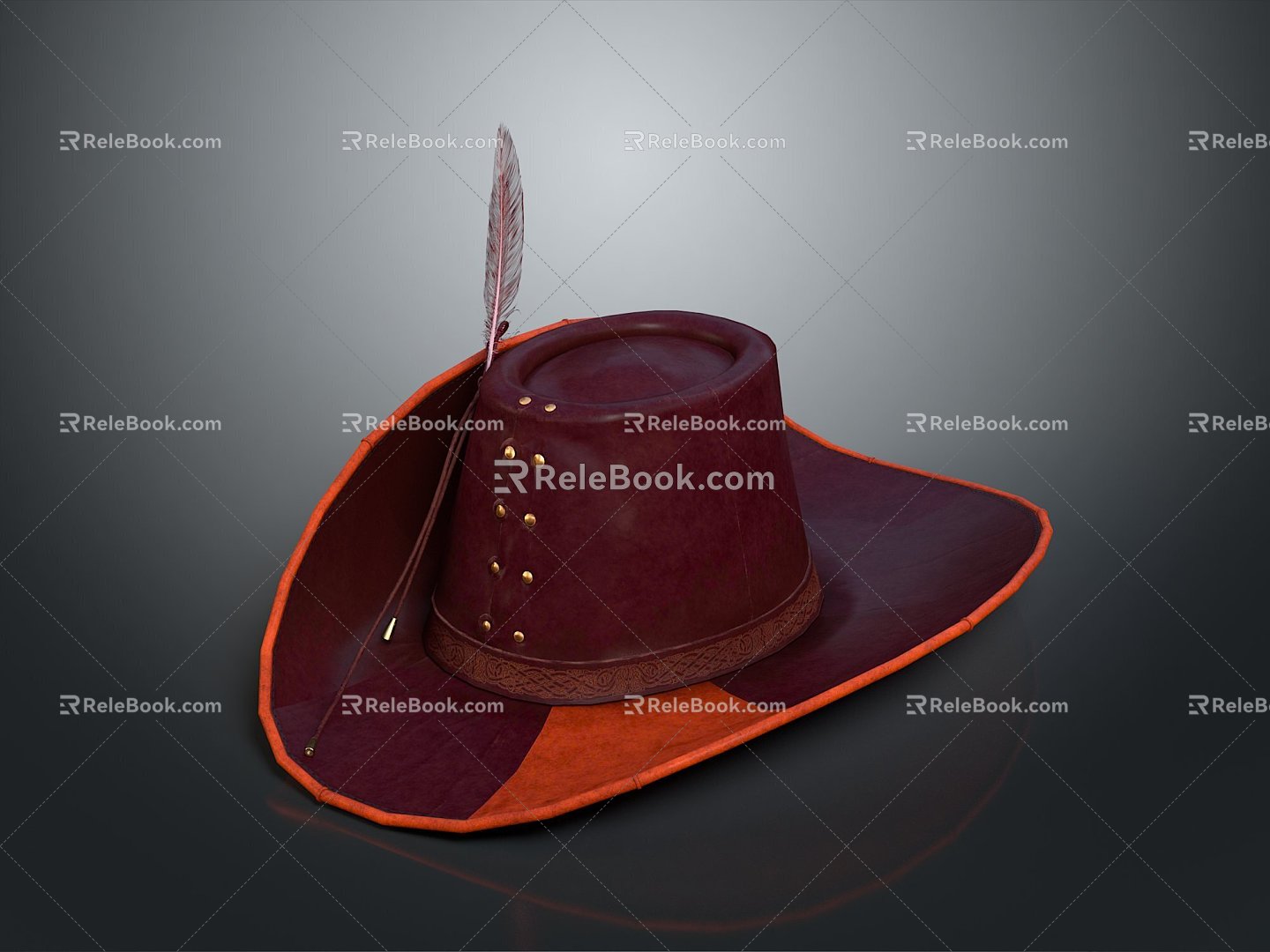 Hat Hat Realistic Game Item 3d model