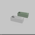 Modern Freestanding Bathtubs Green And White Sleek Design For Bathroom Interior
