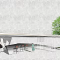 Modern Pavilion 3d model