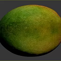 Juicy Mango Fruit Whole And Sliced Displaying Yellow Pulp And Colorful Skin