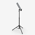 Instrument Accessories Black Music Stand With Tripod Base For Sheet Music