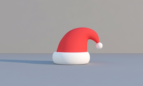 Modern Christmas Hat Air Film Christmas Hat 3d model