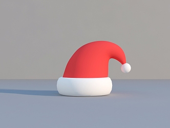 Modern Christmas Hat Air Film Christmas Hat 3d model