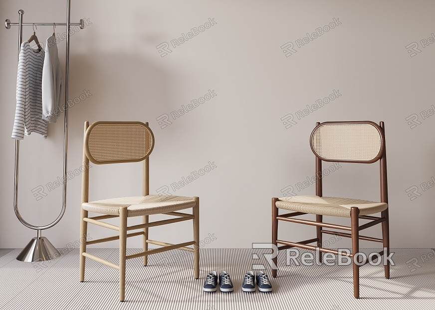 Retro Style Dining Chair model