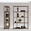 Modern Bookshelf 3d model
