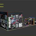 Philips Exhibition Booth Design With Product Displays And Brand Signage