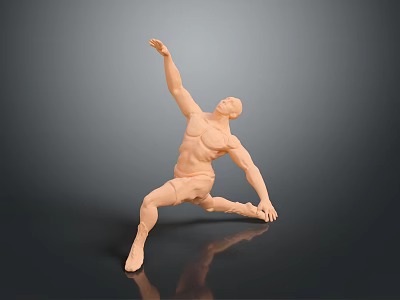 gymnast bodybuilder sports star athlete sports athlete figure game figure 3d model