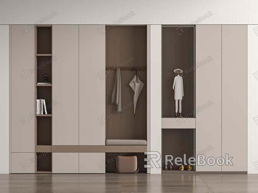 Entrance Shoe Cabinet model