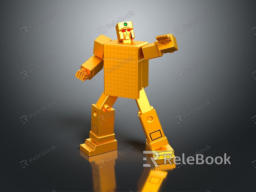 Robot Robot Assistant Small Robot Robot Butler Robot Butler Figure Game Figure model