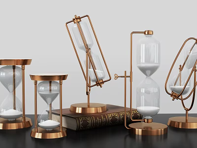 modern hourglass 3d model