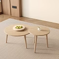 Nordic coffee table 3d model