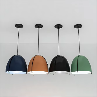 Modern chandelier 3d model