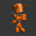 Robot Assistant Small Robot Butler 3d model