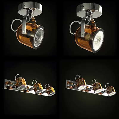 Modern Spotlight Lamps Track Spotlight 3d model