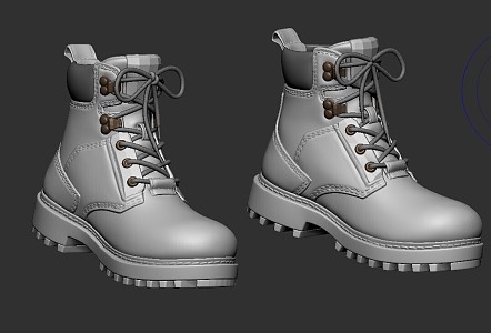 MARTIN BOOTS ZB HIGH MODLE FILE 3d model