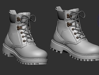 MARTIN BOOTS ZB HIGH MODLE FILE 3d model